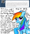 Size: 680x780 | Tagged: safe, artist:moonblizzard, rainbow dash, g4, ask, female, rarity answers, solo, tumblr