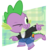 Size: 1000x1000 | Tagged: safe, artist:pixelkitties, spike, g4, 50's fashion, 50s, clothes, gem, jacket, male, simple background, solo, transparent background