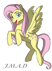 Size: 600x815 | Tagged: safe, artist:maggiesheartlove, fluttershy, g4, female, solo