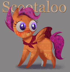 Size: 900x919 | Tagged: safe, artist:royalshark, scootaloo, g4, female, meme, solo, special eyes