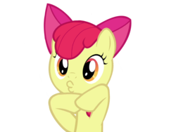 Size: 1600x1200 | Tagged: safe, artist:kuren247, apple bloom, g4, duckface, female, simple background, solo, transparent background, vector