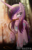 Size: 628x990 | Tagged: safe, artist:razya, princess cadance, pony, unicorn, g4, bdsm, dark mirror universe, equestria-3, evil cadance, eyeshadow, female, femdom, makeup, mirror universe, mouth hold, piercing, solo, unicorn cadance, whip