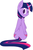 Size: 1270x1920 | Tagged: safe, artist:riskii, twilight sparkle, alicorn, pony, g4, female, looking at you, looking back, mare, simple background, sitting, solo, twilight sparkle (alicorn), white background