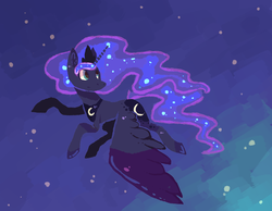 Size: 900x700 | Tagged: safe, artist:barbaracle, princess luna, g4, female, solo