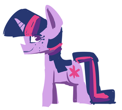 Size: 1280x1151 | Tagged: safe, artist:fauxsquared, twilight sparkle, g4, female, smiling, solo