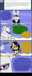 Size: 950x2200 | Tagged: safe, artist:ichibangravity, oc, oc only, ask king sombra pie, armor, guards, tumblr