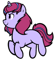 Size: 598x670 | Tagged: safe, artist:son-of-an-assbutt, oc, oc only, pony, unicorn, blank flank, female, mare, solo