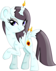 Size: 2068x2607 | Tagged: safe, artist:kimikonyanchan, oc, oc only, original species, pegasus, pony, adoptable, candle, solo