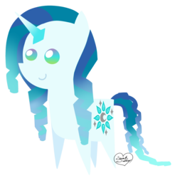 Size: 1472x1494 | Tagged: safe, artist:lunarahartistry, oc, oc only, oc:aqua wish, pony, unicorn, pointy ponies, solo