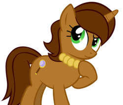 Size: 6500x5535 | Tagged: safe, artist:danton-damnark, oc, oc only, oc:mystery gift, pony, unicorn, absurd resolution, necklace, solo