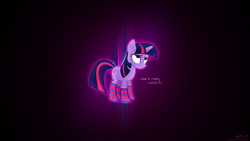 Size: 1920x1080 | Tagged: safe, artist:derplight, artist:jakkb, twilight sparkle, g4, clothes, female, quote, socks, solo, striped socks, vector, wallpaper