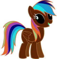 Size: 873x915 | Tagged: safe, rainbow dash, g4, derp, female, insanity, inverted colors, solo