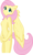 Size: 5000x8331 | Tagged: safe, artist:ambris, artist:fehlung, fluttershy, anthro, g4, absurd resolution, barbie doll anatomy, breasts, delicious flat chest, featureless breasts, female, flattershy, simple background, solo, transparent background