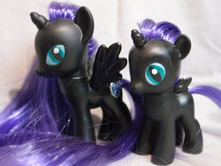 Size: 1024x768 | Tagged: safe, artist:kitkumi, oc, oc only, oc:nyx, alicorn, pony, alicorn oc, brushable, toy