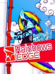 Size: 1182x1586 | Tagged: safe, artist:danielle-chan, rainbow dash, g4, clothes, cosplay, costume, crossover, faith connors, female, mirror's edge, solo