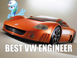 Size: 1024x768 | Tagged: safe, rainbow dash, g4, commercial, image macro, meme, super bowl, volkswagen