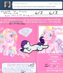 Size: 680x780 | Tagged: safe, artist:moonblizzard, rarity, rarity (g3), g3, g4, ask, female, g3 hate, rarity answers, solo, tumblr