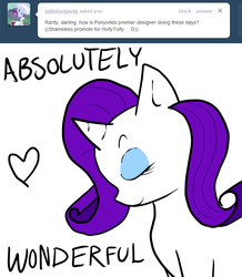 Size: 680x780 | Tagged: safe, artist:moonblizzard, rarity, g4, ask, female, rarity answers, solo, tumblr