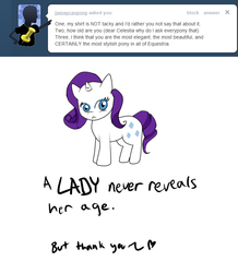 Size: 680x780 | Tagged: safe, artist:moonblizzard, rarity, g4, ask, female, rarity answers, solo, tumblr