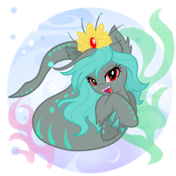 Size: 1000x1000 | Tagged: safe, artist:fuutachimaru, oc, oc only, merpony, commission, solo