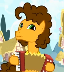 Size: 426x481 | Tagged: safe, screencap, cheese sandwich, g4, pinkie pride, accordion, male, musical instrument, solo, twiface, wrong neighborhood