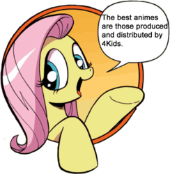 Size: 421x431 | Tagged: safe, idw, fluttershy, friendship is magic #3, g4, my little pony: friendship is magic (idw), 4kids, bad advice fluttershy, exploitable meme, female, meme, solo