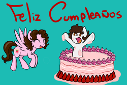 Size: 1280x853 | Tagged: safe, artist:shinta-girl, oc, oc only, oc:shinta pony, ask-winged-shine, spanish