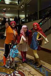 Size: 640x960 | Tagged: safe, apple bloom, scootaloo, sweetie belle, human, g4, cosplay, cutie mark crusaders, irl, irl human, photo