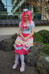 Size: 640x960 | Tagged: safe, pinkie pie, human, g4, cosplay, irl, irl human, photo, solo