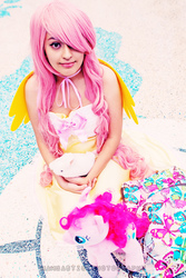 Size: 683x1024 | Tagged: safe, fluttershy, human, g4, cosplay, irl, irl human, photo, solo