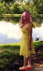 Size: 1310x2149 | Tagged: safe, artist:emmitz, fluttershy, human, g4, cosplay, irl, irl human, photo, solo