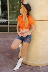 Size: 683x1024 | Tagged: safe, artist:nyunyucosplay, applejack, human, g4, belly button, cosplay, irl, irl human, photo, solo