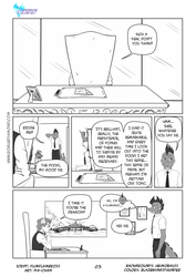 Size: 1200x1697 | Tagged: safe, artist:blazewingsthunder, artist:heimobauss, artist:pia-sama, fancypants, spike, anthro, comic:rogue diamond, g4, comic, sarcasm