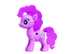 Size: 320x240 | Tagged: safe, pinkie pie, g4, female, heart, irl, my little pony pop!, photo, sprue pony, toy
