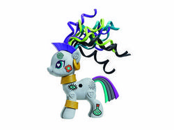 Size: 320x240 | Tagged: safe, zecora, zebra, g4, female, irl, my little pony pop!, photo, sprue pony, toy