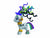 Size: 320x240 | Tagged: safe, zecora, zebra, g4, female, irl, my little pony pop!, photo, sprue pony, toy