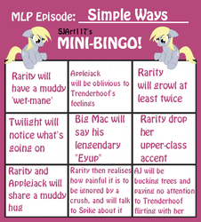 Size: 461x510 | Tagged: safe, derpy hooves, g4, my little pony: friendship is magic, simple ways, bingo, mini-bingo, prediction