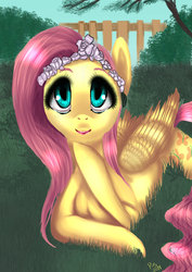 Size: 2480x3508 | Tagged: dead source, safe, artist:php154, fluttershy, pegasus, pony, g4, female, solo