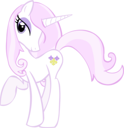 Size: 3514x3612 | Tagged: safe, artist:stelar-eclipse, fleur-de-lis, pony, unicorn, g4, female, high res, mare, simple background, solo, transparent background, vector