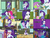 Size: 1061x799 | Tagged: safe, edit, screencap, cloudy kicks, pinkie pie, rarity, spike, twilight sparkle, dog, equestria girls, g4, my little pony equestria girls, background human, boop, broom, collage, cute, female, glasses, imma snuggle you, male, raribetes, rarity's glasses, ship:sparity, shipping, snuggling, spike the dog, spikelove, squee, straight, text