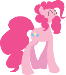 Size: 2211x2538 | Tagged: safe, artist:dashiekitten, pinkie pie, g4, beard, female, solo