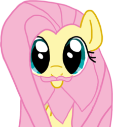 Size: 413x463 | Tagged: safe, artist:dashiekitten, fluttershy, g4, beard, female, solo