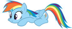 Size: 4901x2000 | Tagged: safe, artist:batbow, rainbow dash, pegasus, pony, g4, cute, dashabetes, female, high res, mare, simple background, solo, transparent background, vector, wrong eye color, wrong eye shape