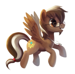 Size: 700x697 | Tagged: safe, artist:tsaoshin, oc, oc only, pegasus, pony, dog tags, facial hair, glasses, goatee, simple background, solo, transparent background