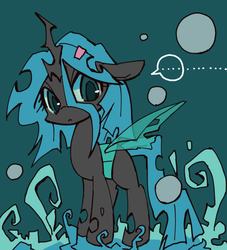 Size: 800x883 | Tagged: safe, artist:kolshica, queen chrysalis, changeling, changeling queen, g4, female, solo, tumblr