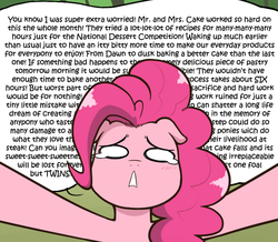 Size: 623x543 | Tagged: safe, artist:redhotkick, pinkie pie, g4, female, solo, text