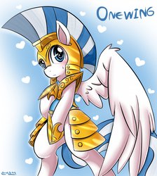 Size: 1148x1280 | Tagged: safe, artist:vavacung, oc, oc only, oc:paper mache, pegasus, pony, female, guardsmare, mare, pegasus oc, royal guard, solo, wings