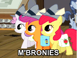 Size: 632x478 | Tagged: safe, apple bloom, scootaloo, sweetie belle, g4, animated, cutie mark crusaders, female, image macro