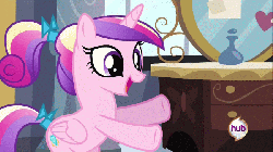 Size: 650x365 | Tagged: safe, artist:dtkraus, edit, screencap, princess cadance, alicorn, pony, a canterlot wedding, g4, season 2, animated, cute, cutedance, dance party, dancing, female, gif party, happy, high ponytail, hoofy-kicks, open mouth, party in the comments, ponytail, smiling, solo, tail bow, teen princess cadance, the monkey, younger
