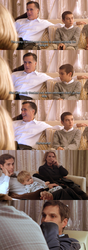 Size: 500x1415 | Tagged: safe, human, awkward, awkward moment, barely pony related, bronydoc, couch, irl, irl human, laughing, mitt romney, mittlittlebrony, photo, subtitles, tumblr